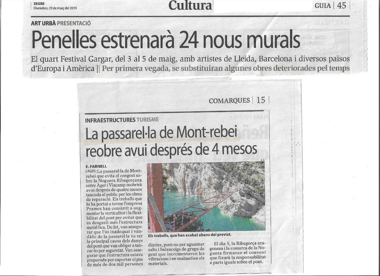 Puigvert de Lérida Cal Manyo旅馆 外观 照片